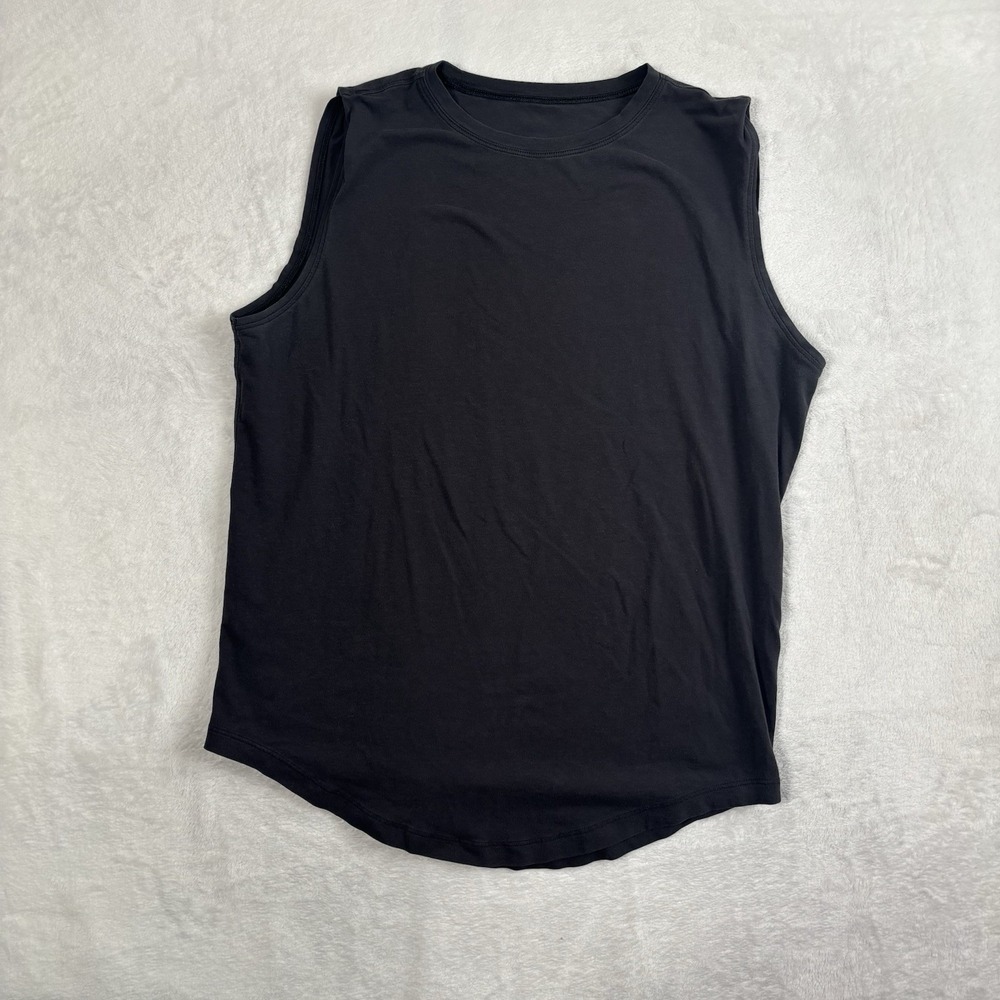Lululemon‎ Swiftly Tech High Neck Black Sleeveless Shirt Athletic Activewear 14